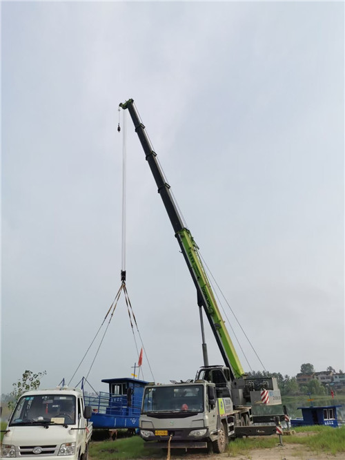 麟游县桥梁建设吊装案例